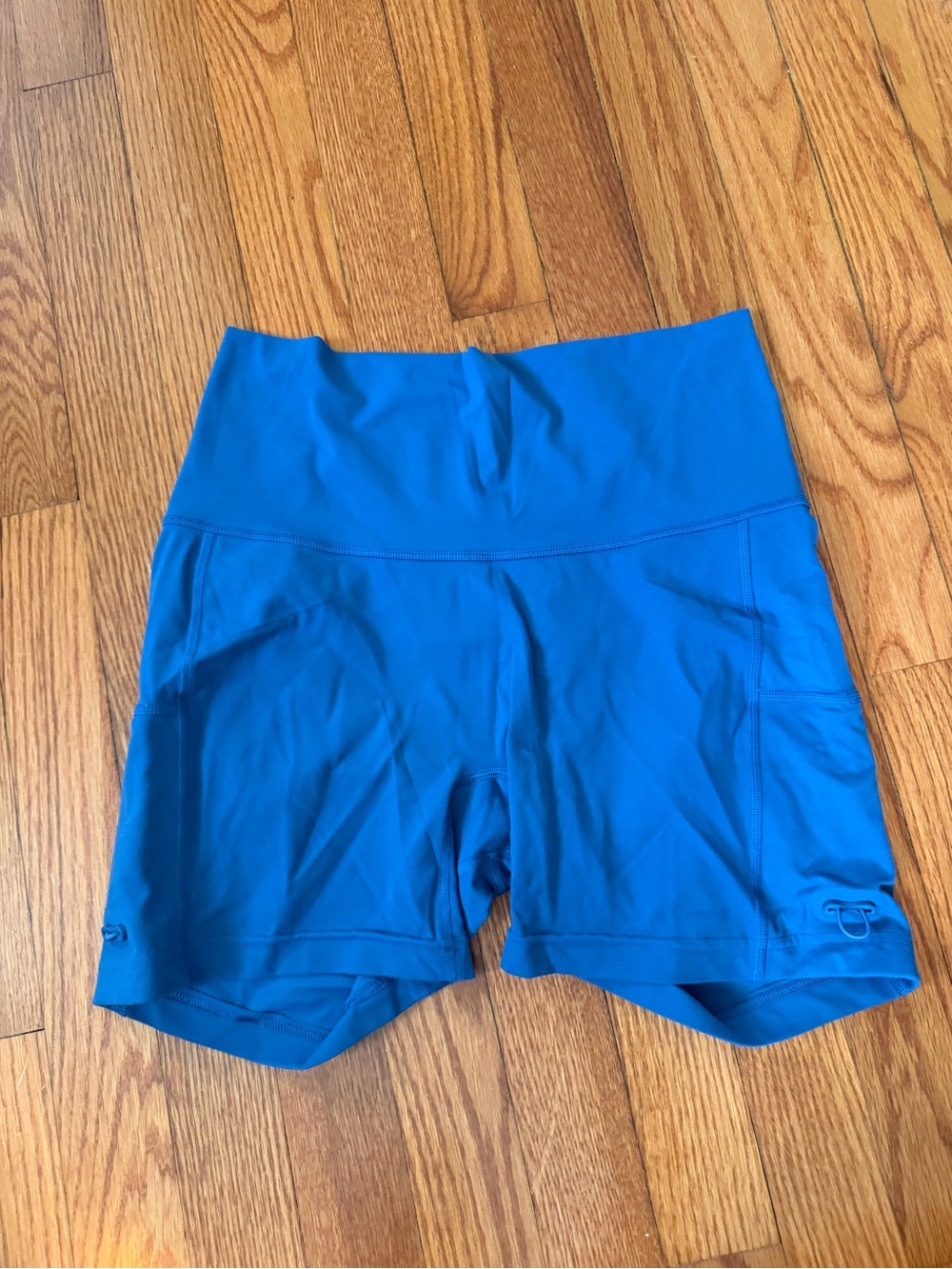 Gymshark blue biker shorts size small